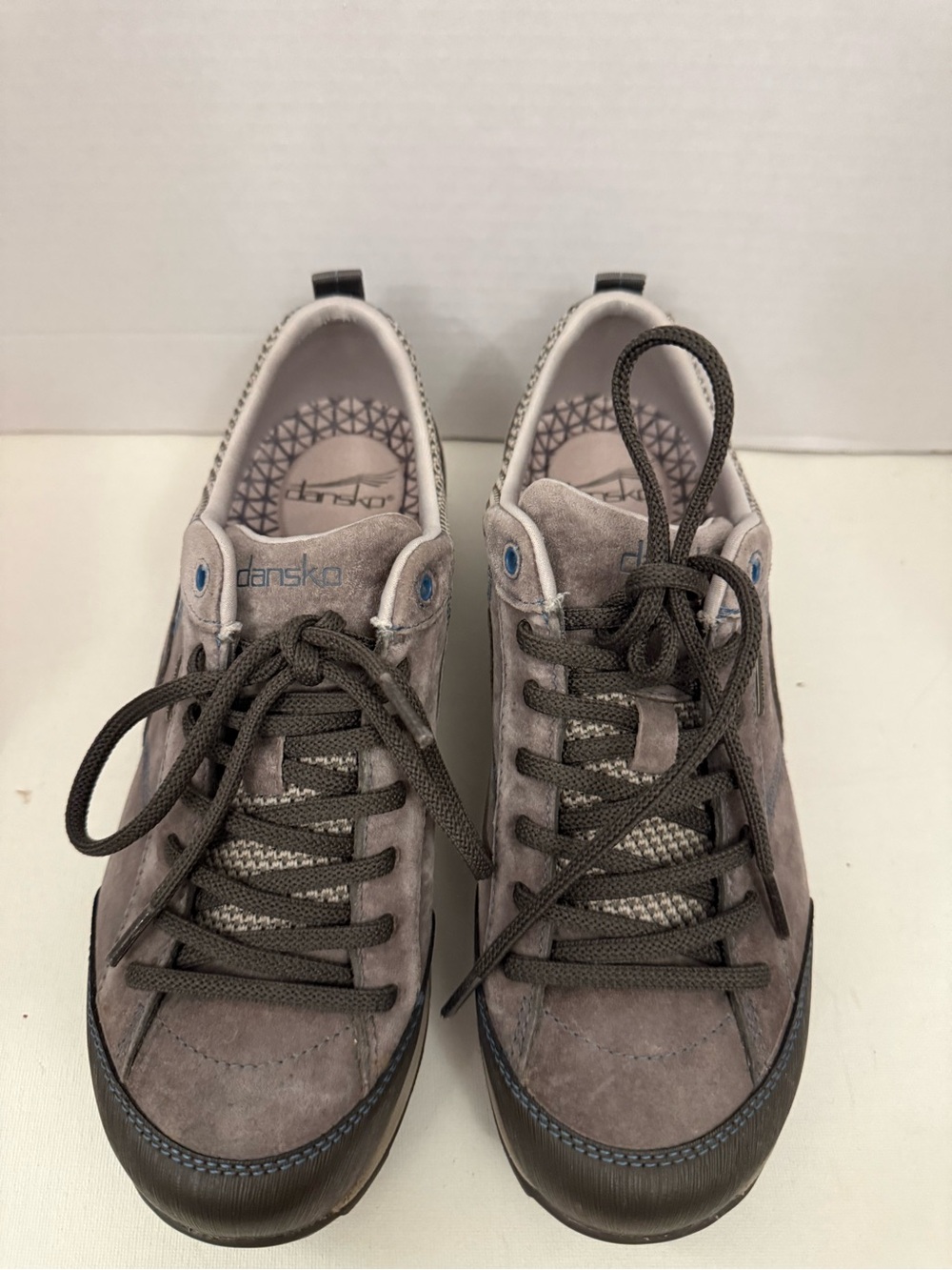 Dansko Gray Suede Casual Lace-Up Shoes